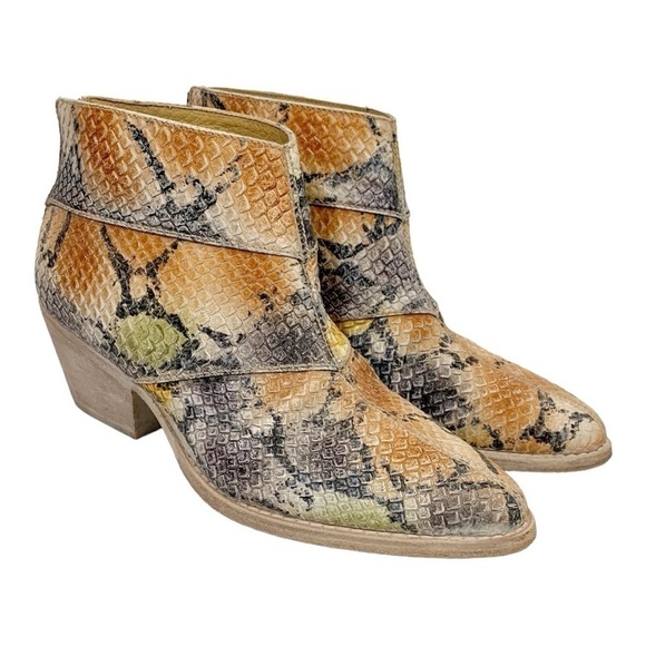 Farylrobin Free People Tryst Ankle Boots Size 7 - Picture 1 of 11